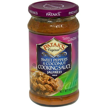 Patak's Jalfrezi Curry Simmer Sauce, 14.5 oz (Pack of 6)