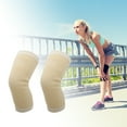 thumbnail image 5 of Unique Bargains 1 Pair Simple Knee Pads Large Size Skin Color, 5 of 6
