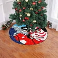 thumbnail image 2 of FMSHPON Kabuki Wave Xmas Christmas Tree Skirt Stand Mat for Holiday Party Decoration Indoor Outdoor 48 inches, 2 of 3
