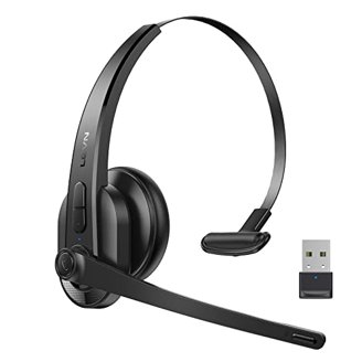 AfterShokz OpenComm Bone Conduction Bluetooth Headset with