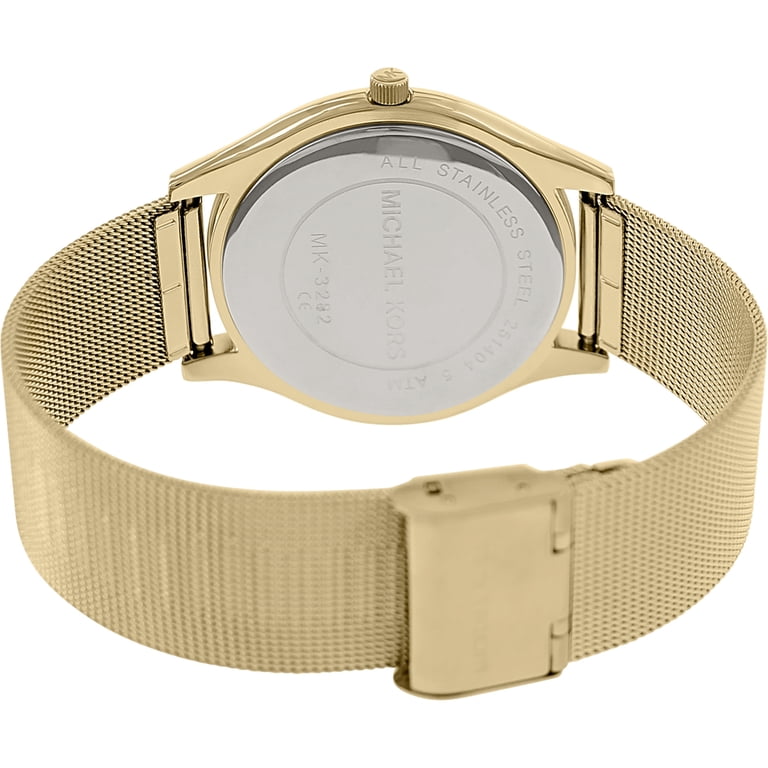 Michael Kors Womens Watch Runway Gold Mesh MK3282 - Walmart.com display picture 1