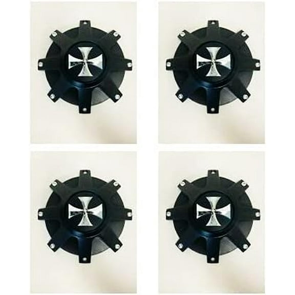 4PCS Cali Off-Road Wheel Center Hub Cap C109100MB Wheel Cap Matte Black