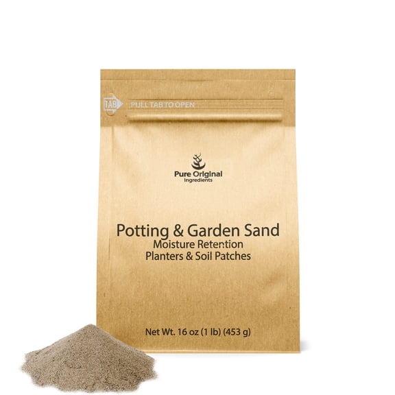 Pure Original Ingredients Potting & Garden Sand 1 lb Add to Planters & Soil Patches, Helps Retain Moisture