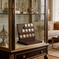 thumbnail image 1 of Wooden Commemorative Coin Storage Rack, Multi-Layer Medal Display Stand With Solid Natural Texture, for Desktop Organization, Red, 1 of 6