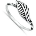thumbnail image 4 of Branch Leaf Nature Rebirth Ring .925 Sterling Silver Band Jewelry Female Male Unisex Size 9, 4 of 4