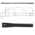 thumbnail image 1 of Alloy Bike Fork Steerer Tube 247mm Replacement for Mountain Road Bicycles, 1 of 9