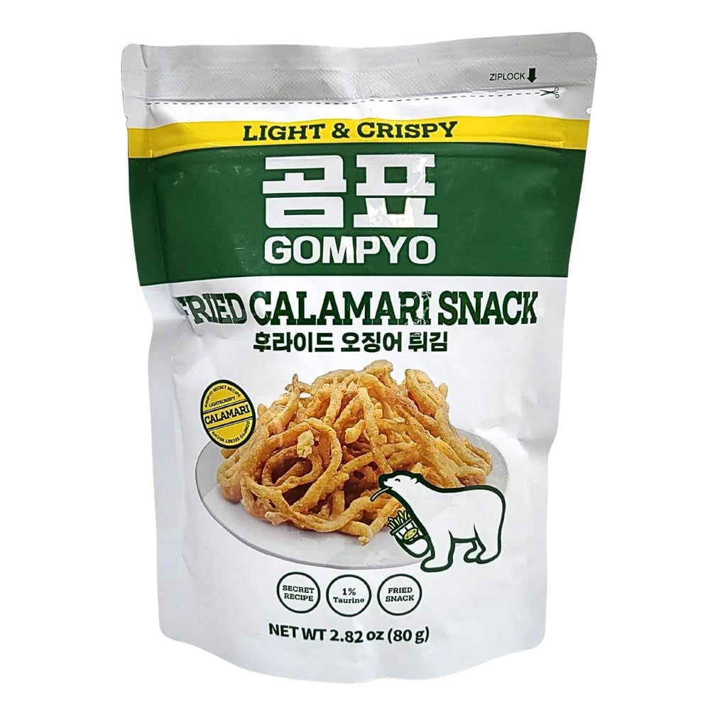 Gompyo Fired Calamari Snack 곰표 후라이드 오징어 튀김 2.82oz (80g
