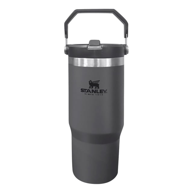 Stanley Vaso de Acero Inoxidable - Botella de Agua Aislada al Vacío para Casa, o Coche Vaso Reutilizable con Pajita Resistente a las Fugas Flip Frío durante 12 Horas o Helado durante 2 Días 30oz