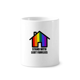 thumbnail image 1 of De pie con las familias LGBT Cepillo de dientes titular de la pluma Mug de ceramica blanca taza 350ml, 1 of 2