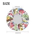 thumbnail image 4 of KLL America Landmarks1 Pattern Shower Cap & Bath Cap for Women,Reversible Oversized Waterproof Shower Caps for all Hair Lengths,Elastic Reusable Bathing Hair Cap, 4 of 6