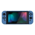 thumbnail image 5 of PlayVital Back Cover for Nintendo Switch Console, Handheld Controller Separable Protector Hard Shell for NS Joycon, Customized Dockable Protective Case for Nintendo Switch - Airforce Blue, 5 of 9