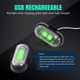 thumbnail image 3 of TAPDRA 6PCS LED Strobe Lights IP65 Waterproof 110mAh 7M Remote Range For Fixed Wing Helicopters Night Flying Visibility Enhancement, 3 of 8