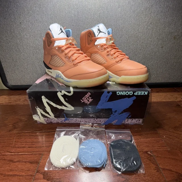Ni - ke Jordan 5 Retro x DJ Khaled Mid We The Best Crimson Bliss Men’s Size 8