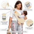 thumbnail image 2 of Mochila portabebés ajustable para niños de 3 a 20 kg, color beige, 2 of 7