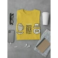 thumbnail image 3 of Oktoberfest Cute Icons T-Shirt Men -Image by Shutterstock, Male Small, 3 of 4