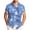 Blue#1, variant on MELDVDIB Mens Summer Vacation Shirts Button-Up Turn-Down Collar Short Sleeve Tops Fashion Casual Tropical Floral Printed Beach Shirts