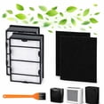 thumbnail image 1 of HAPF600 HEPA Filter Replacement Compatible with Holmes Air Purifier HAPF600 HAPF8650 HAP615 HAP625 HAP650, 2 Filter Replacement &2 Carbon P, 1 of 8