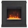 thumbnail image 6 of Evelyn&Zoe Santos 30" Wide Mantel Fireplace with Crystal Fireplace,sert, Charcoal Gray, 6 of 7