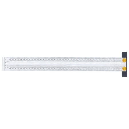 

T-shaped Hole Ruler Sturdy Durable Marking Scale Time-Saving For Carpenters Measurement 400mm