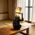 thumbnail image 5 of Monkey Table Lamp with Top Hat Design, 13.8inch/35cm Resin Sculptural Bedside Night Light, Decorative Desk Lamp for Living Room, Bedroom, Office and Modern Home Accent Lighting, 5 of 8