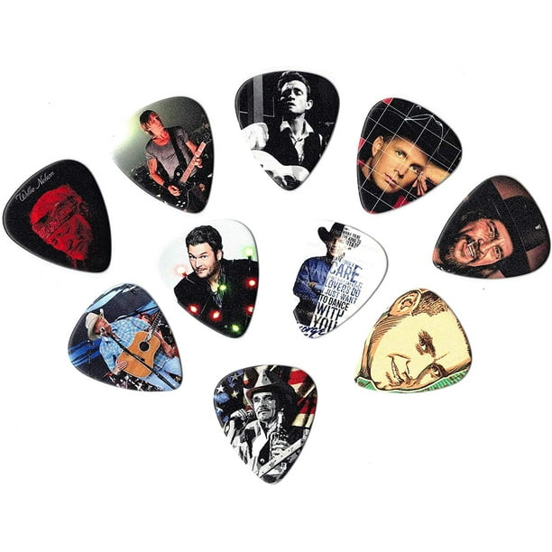 Musical Band Guitar Picks (Country Artists)