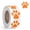 Orange, variant on 500PCS Dog Paw Print Stickers, 1 Inch Black Dog Stickers for Kids, Self-Adhesive Puppy Paw Prints Labels for Gifts, Mailing, Vets