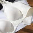 thumbnail image 6 of Jinhomg Push Up Bras for Women Breathable Feel Home Comfort Wirefree Bralette No Print Pullover Style for All Day Daily Wear, Relaxed Daily Comfort, for Smooth Styling White XL, 6 of 6