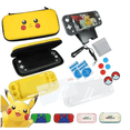 thumbnail image 1 of Estuche Protector Kit Accesorios Para Nintendo Switch Lite Pikachu Pokémon Cracken Esports Amarillo, 1 of 5