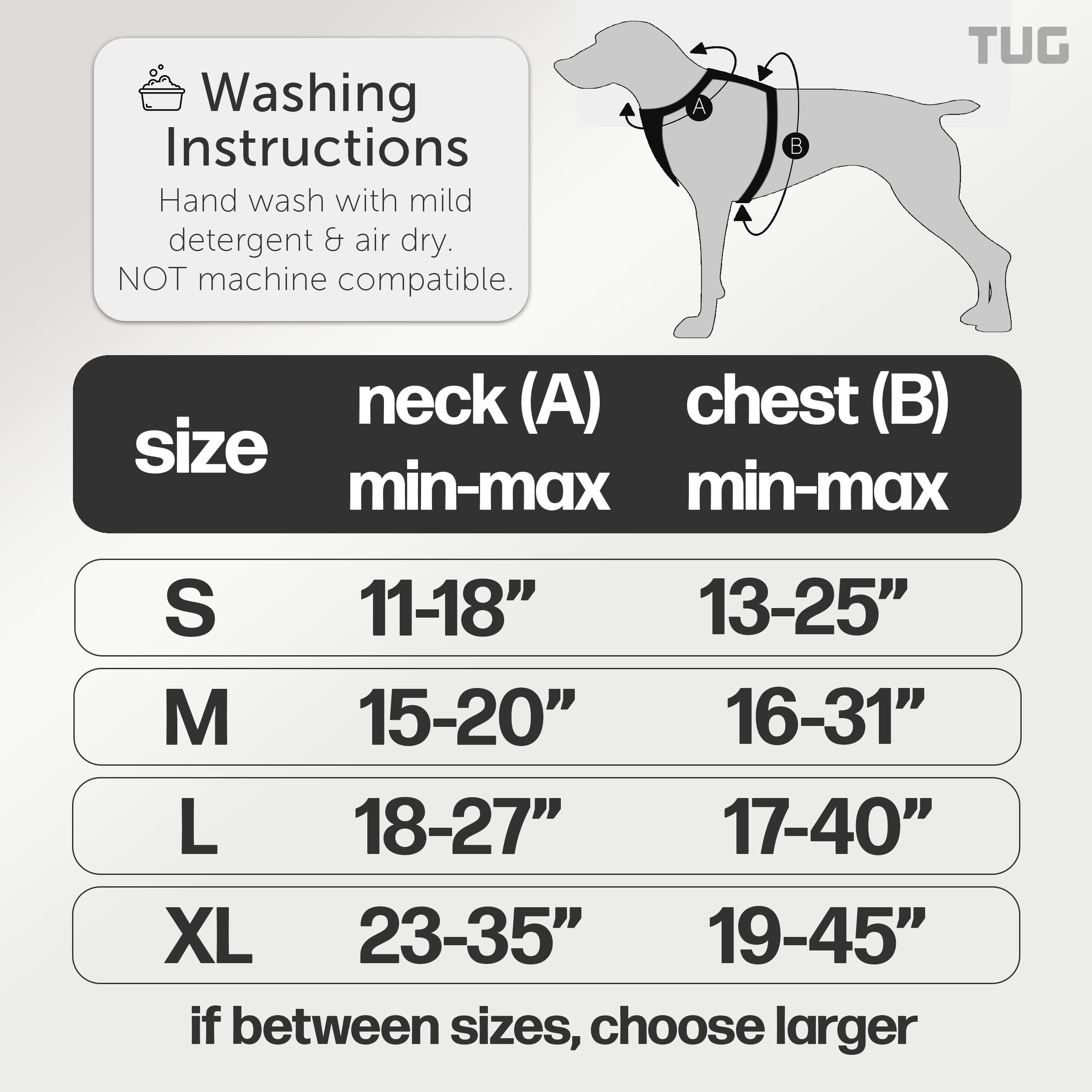 TUG Dog Harness (Small, Cream)