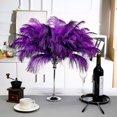 thumbnail image 2 of Plumas de avestruz Soarer para manualidades, 15 unidades, 30 a 35 cm, color morado, 2 of 6