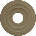 thumbnail image 5 of Ekena Millwork 12 1/8"OD x 3 5/8"ID x 7/8"P Nadia Ceiling Medallion (Fits Canopies up to 4 7/8"), Hand-Painted Pot of Cream, 5 of 8