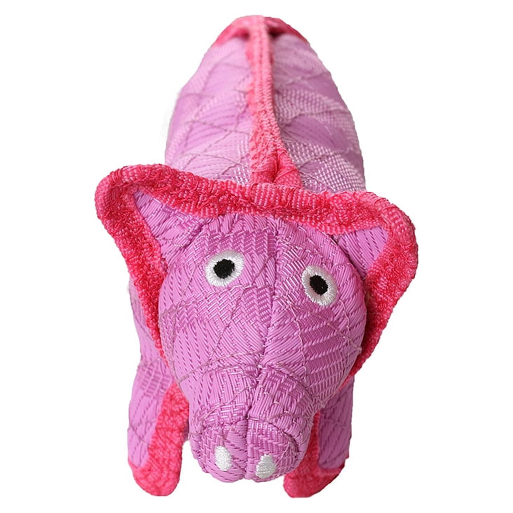 DuraForce Pig Tiger Pink-Pink, 2-Pack Durable Dog Toys