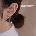 thumbnail image 5 of Yuarrent 1 par de pendientes de mujer, pendientes de aleación de árbol de estrellas, pendientes de tuerca, decoraciones para novia, joyería femenina Kits de decoración para fiestas Yuarrent HA074660-01, 5 of 5