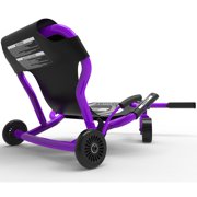 EzyRoller: Classic X - Purple - Ride-On Scooter, Cambering Motion, Pedal Free Cart, Hand Brakes, Extendable Frame, 154lb Capacity, Kids Ages 4+