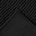 thumbnail image 6 of Mainstays Basic Polyester Chenille Noodle Bath Rug, Rich Black, 17"x24", 2-Piece Set, 6 of 9