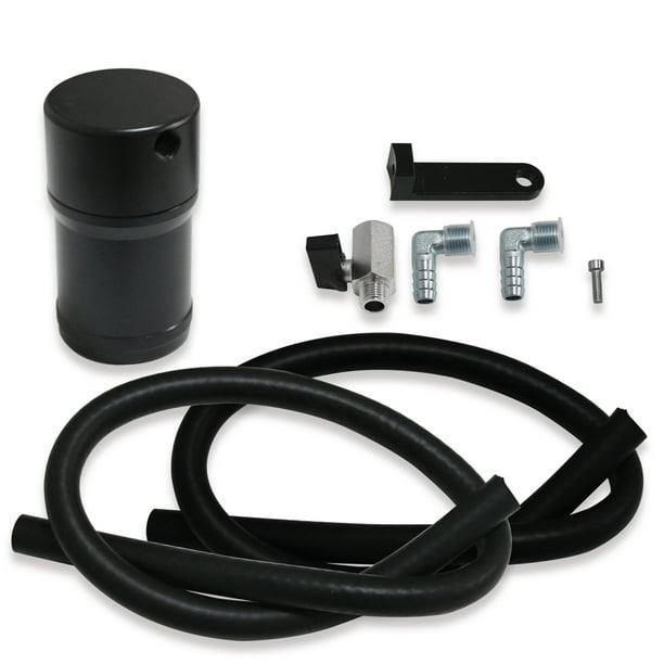Separador De Aceite Tipo Lata Para GMC Sierra 1500 Y Chevy Silverado 2014-2019, 5.3L Y 6.2L, Color Negro