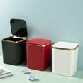 thumbnail image 2 of Contenedor de basura compacto Cateissary ABS blanco, 2 of 6