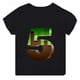 thumbnail image 3 of Camiseta con estampado de juego Mc para niños de 2 a 14 años, divertida camiseta de dibujos animados con números de cumpleaños, regalo para bebés, camisetas de algodón para niñas, 3 of 5