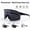 Photochromic Clear, variant on ZQIYDYP Polarized Cycling Sunglasses UV Protection Half Frame Sports Goggles for Outdoor