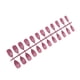 thumbnail image 1 of Juego de 24 piezas de uñas postizas Qarigey DIY estilo Simple frijol rojo morado, 1 of 5