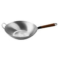 thumbnail image 3 of Baoblaze Nonstick Wok Cooking Pot Non Coating Wood Handle Non Stick Universal Wok Pan 32cm with ears, 3 of 8