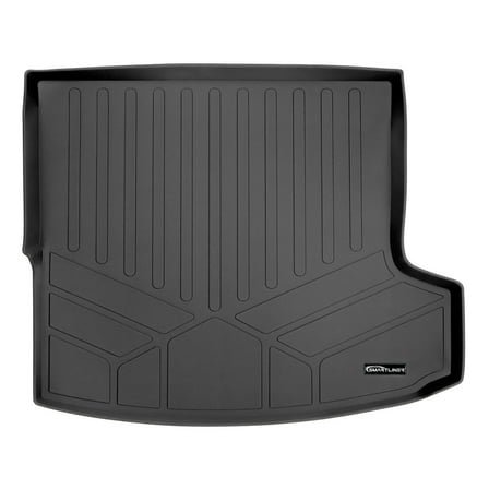 SMARTLINER All Weather Custom Fit Cargo Trunk Liner Trunk Floor Mat Black Compatible With 2019-2021 Acura RDX - All Models
