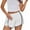 White, variant on Ltctricy Athletic Shorts for Women Summer Mini Elastic High Waisted Side Pleated Flowy Running Shorts Gym Workout Shorts