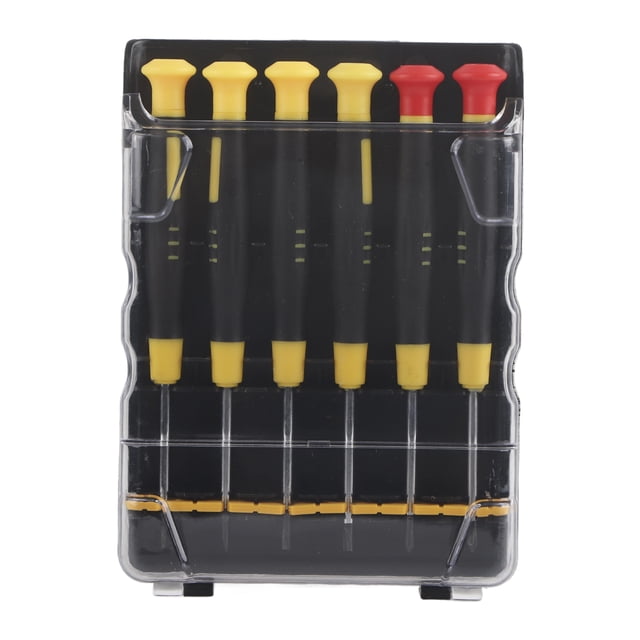 Kit de Tournevis 6 Pcs Tête Plate Tête de Précision Mini Tournevis pour Micro Vis