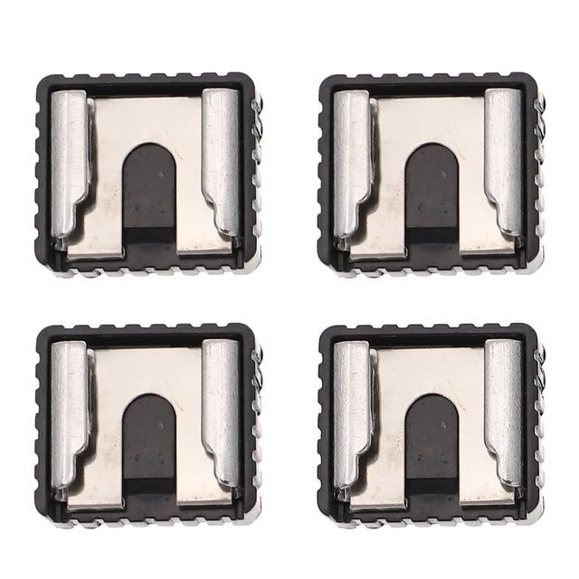 BESTYASH 4Ud Base De Zapata Para Cámara Con Soporte De Montaje Para Flash Y Accesorios En Negro