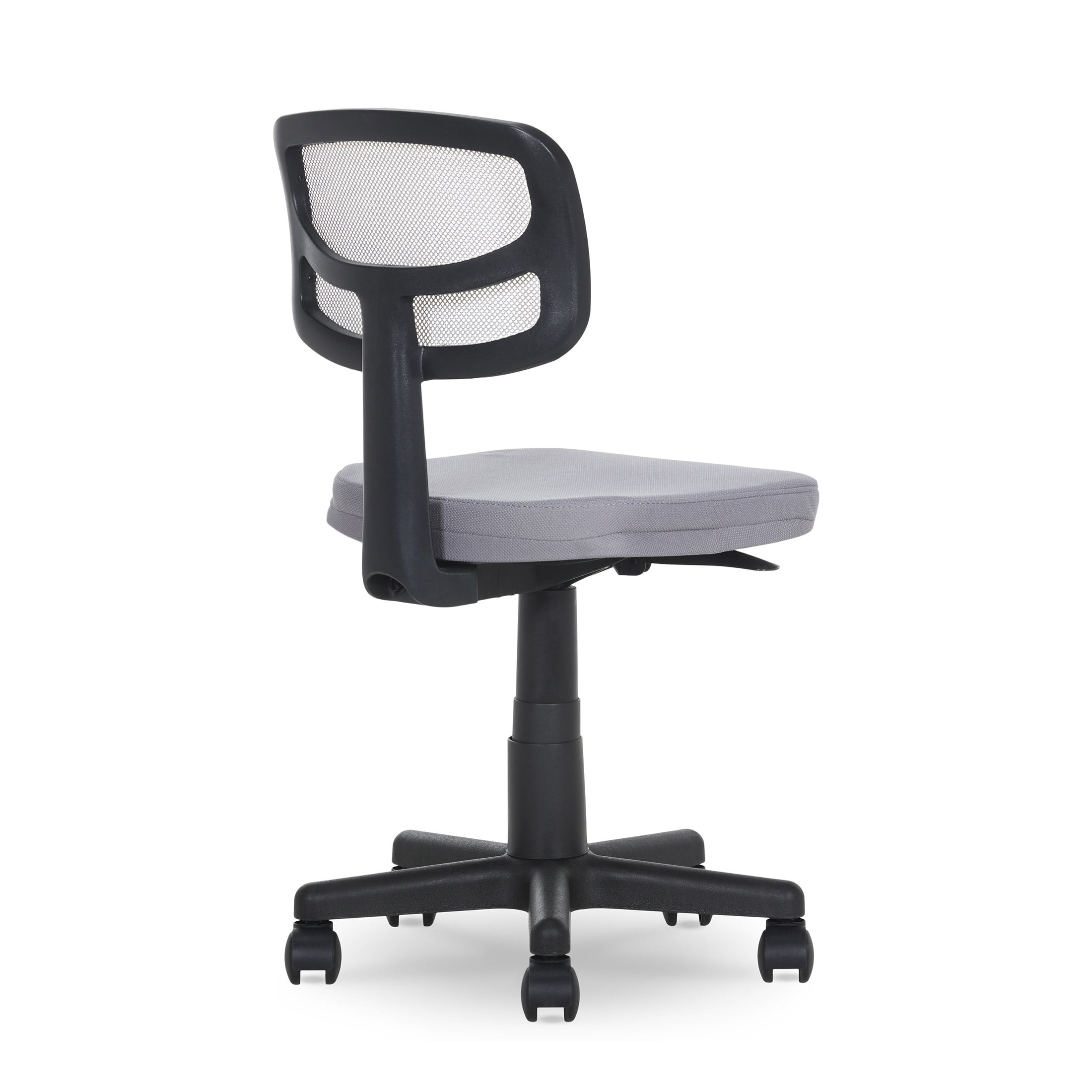 Mainstays Mesh Task Chair with Padded Seat, Teens and Adult, Gray/Gray