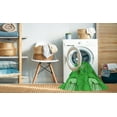 thumbnail image 2 of Ahgly Company Machine Washable Indoor Square Transitional Neon Green Area Rugs, 5' Square, 2 of 7