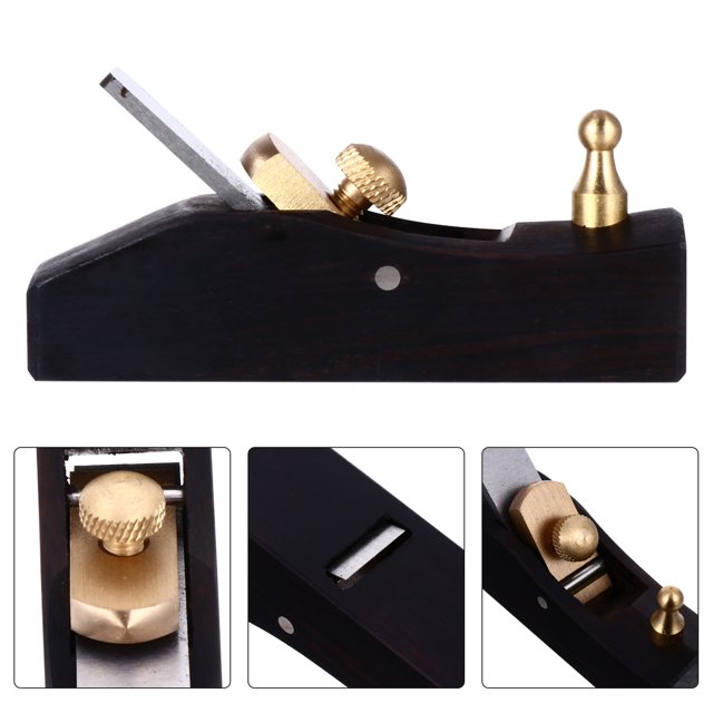 KAKOWELY Wood Polishing Hand Plane Black 1Pack For Woodworking Starters