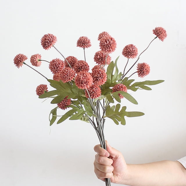 Staron Simulation Flowers under $5! Artificial Floral Stems Khaki for Rustic Theme