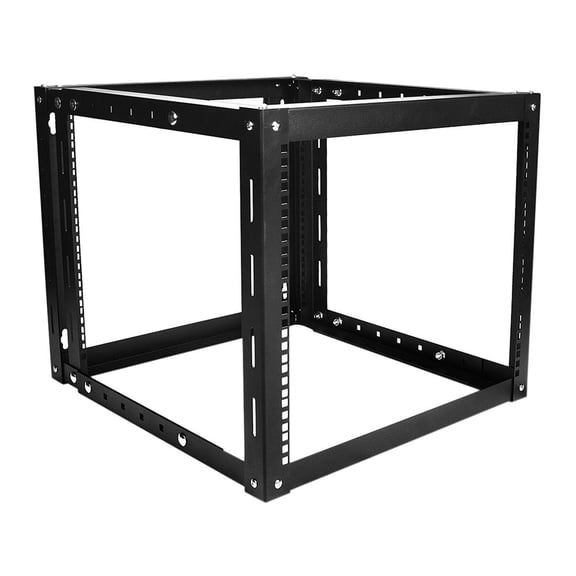 iStarUSA WOM980-SFH25 9U 800mm Adjustable Wallmount Server Cabinet with 1U Supporting Tray